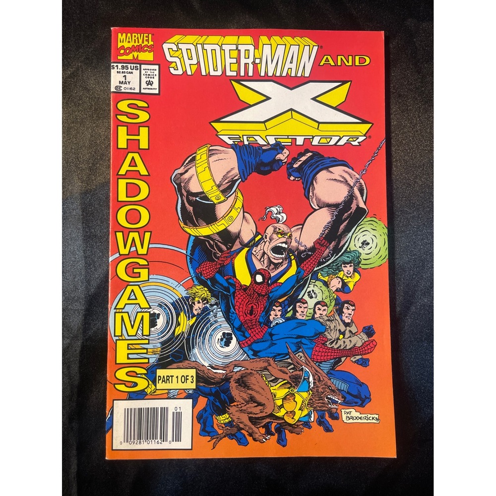 Marvel Spider-Man and X-Factor Shadowgames 1 2 3 Complete Set 1994 Copper Age